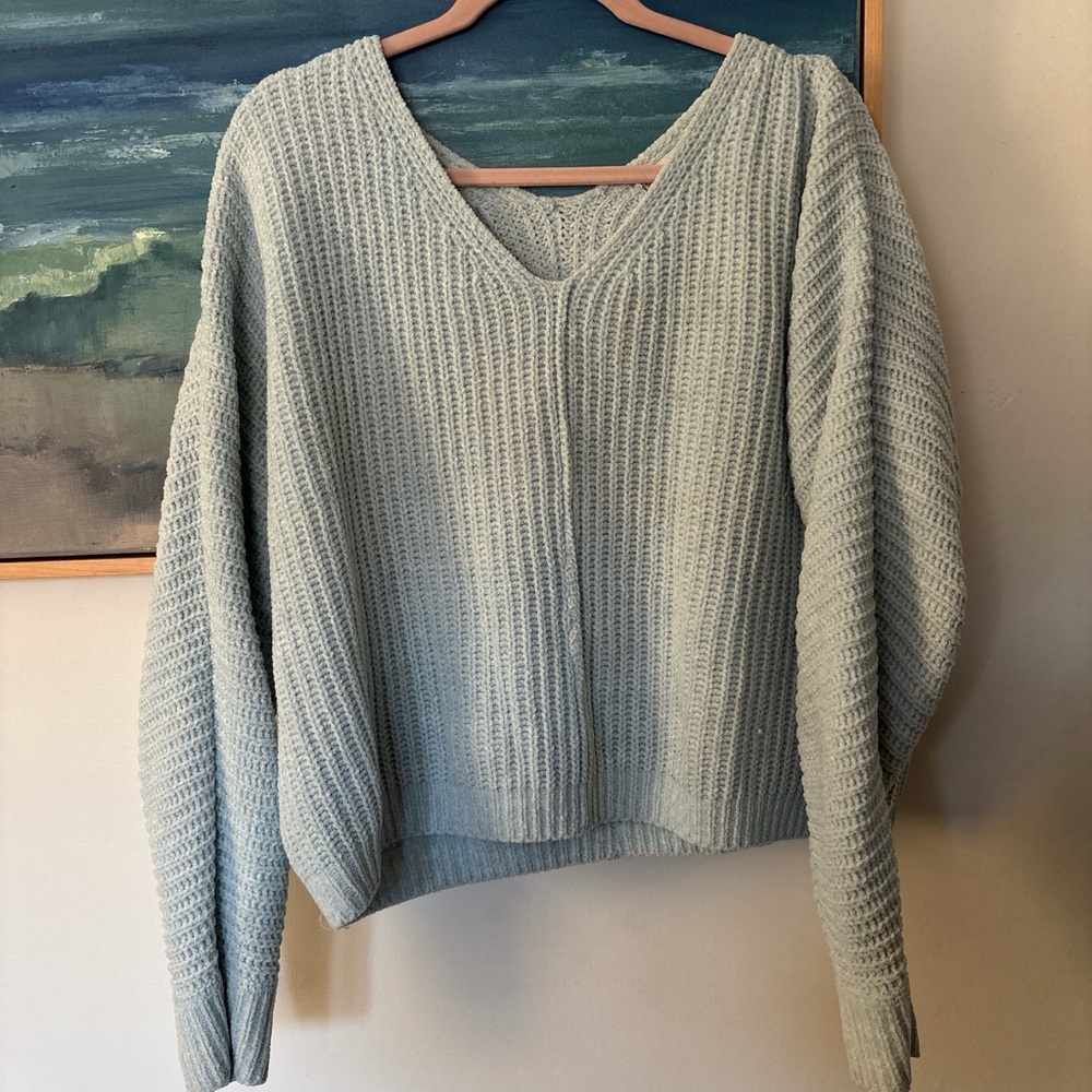 Light blue sweater